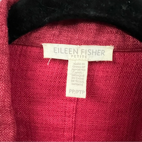 Eileen Fisher Organic Linen Longline Jacket - Picture 7 of 11